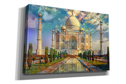 Image of 'Agra Uttar Pradesh India Taj Mahal' by Pedro Gavidia, Canvas Wall Art