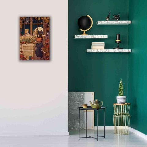 Image of 'Soup Cat' by Avery Multer, Canvas Wall Art,18 x 26