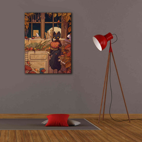 Image of 'Soup Cat' by Avery Multer, Canvas Wall Art,26 x 34