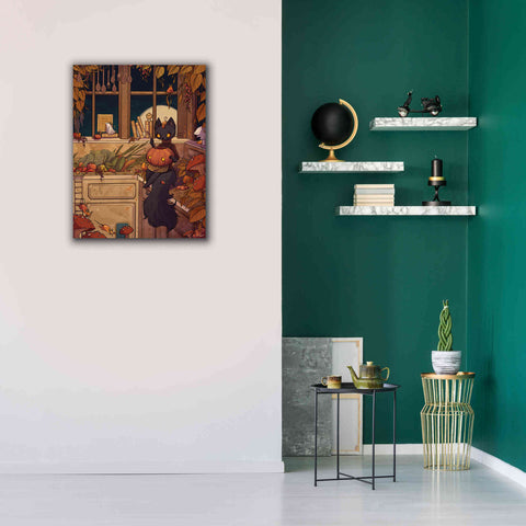 Image of 'Soup Cat' by Avery Multer, Canvas Wall Art,26 x 34