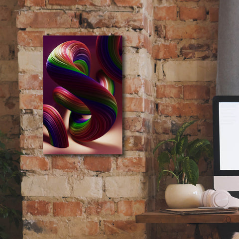 Image of 'Twisty Candyland' by Epic Portfolio, Canvas Wall Art,12 x 18