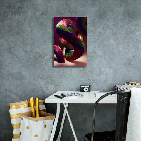 Image of 'Twisty Candyland' by Epic Portfolio, Canvas Wall Art,12 x 18