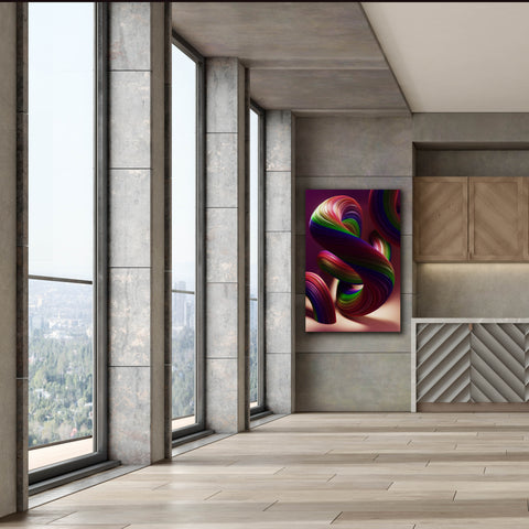 Image of 'Twisty Candyland' by Epic Portfolio, Canvas Wall Art,40 x 60