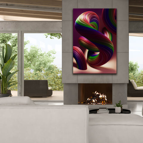 Image of 'Twisty Candyland' by Epic Portfolio, Canvas Wall Art,40 x 60