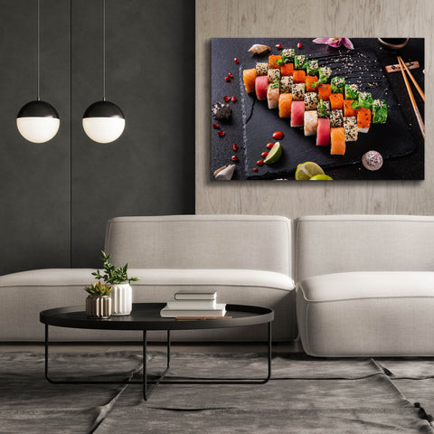 Image of 'Sushi Board' by Epic Portfolio, Canvas Wall Art,60 x 40