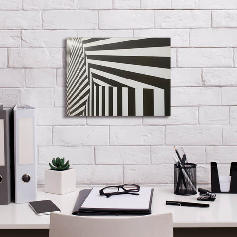 Image of 'Runover Zebra' by Epic Portfolio, Canvas Wall Art,16 x 12