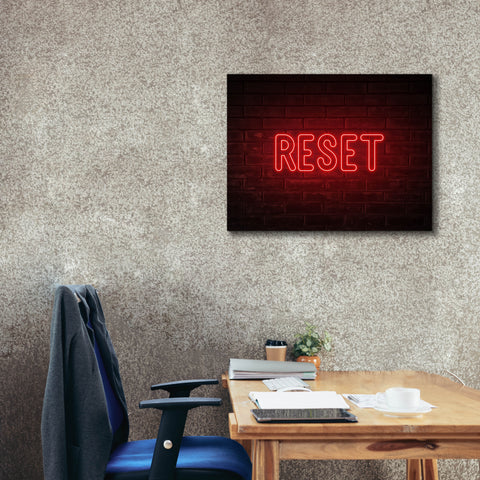 Image of 'Reset' by Epic Portfolio, Canvas Wall Art,34 x 26