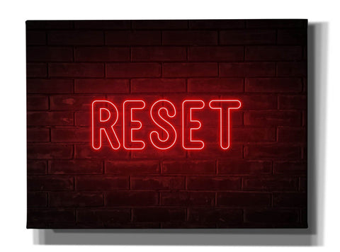 Image of 'Reset' by Epic Portfolio, Canvas Wall Art