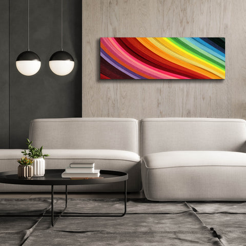 Image of 'Rainbow Hill' by Epic Portfolio, Canvas Wall Art,60 x 20