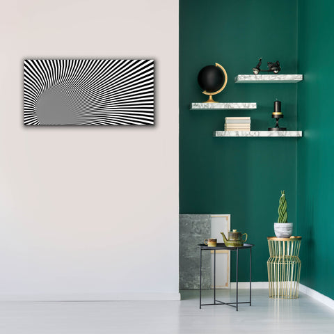 Image of 'Psychedelic Twisted Circle' by Epic Portfolio, Canvas Wall Art,40 x 20