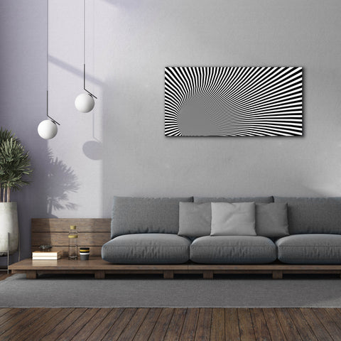 Image of 'Psychedelic Twisted Circle' by Epic Portfolio, Canvas Wall Art,60 x 30