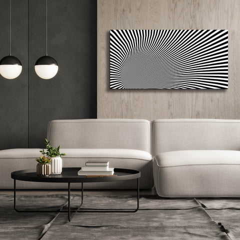 Image of 'Psychedelic Twisted Circle' by Epic Portfolio, Canvas Wall Art,60 x 30