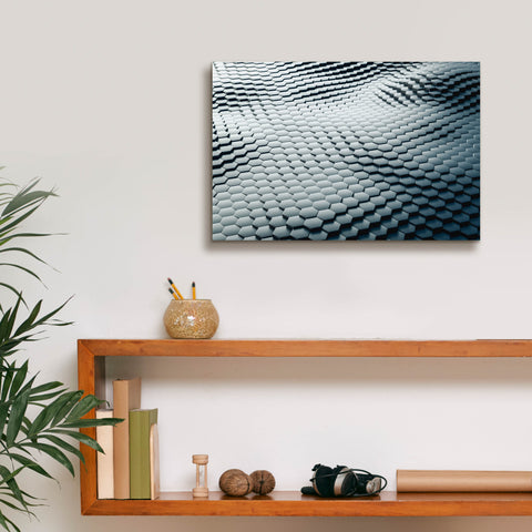 Image of 'Platinum Snake' by Epic Portfolio, Canvas Wall Art,18 x 12