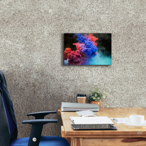 Image of 'Pink Smokey Haze' by Epic Portfolio, Canvas Wall Art,18 x 12