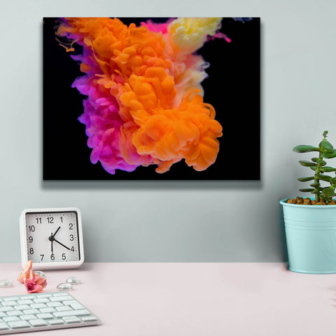 Image of 'Orange Burst' by Epic Portfolio, Canvas Wall Art,16 x 12