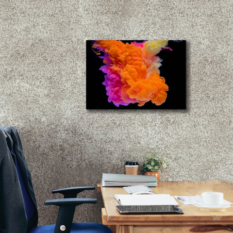 Image of 'Orange Burst' by Epic Portfolio, Canvas Wall Art,26 x 18