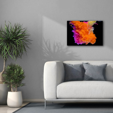 Image of 'Orange Burst' by Epic Portfolio, Canvas Wall Art,26 x 18