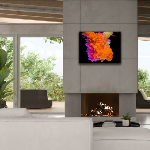Image of 'Orange Burst' by Epic Portfolio, Canvas Wall Art,34 x 26