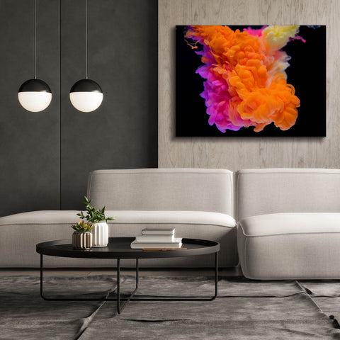 Image of 'Orange Burst' by Epic Portfolio, Canvas Wall Art,54 x 40
