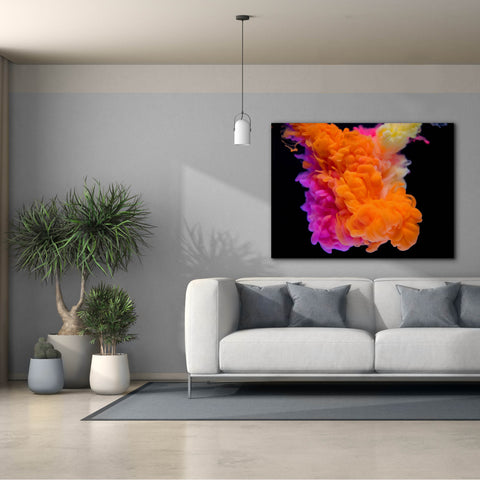 Image of 'Orange Burst' by Epic Portfolio, Canvas Wall Art,54 x 40