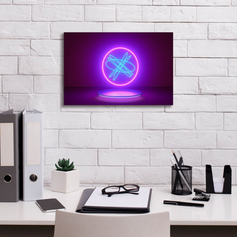 Image of 'Neon Reactor' by Epic Portfolio, Canvas Wall Art,18 x 12