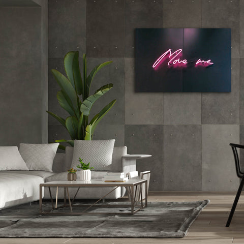 Image of 'Move Me In Neon Pink' by Epic Portfolio, Canvas Wall Art,60 x 40