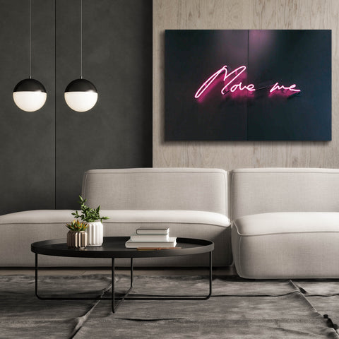 Image of 'Move Me In Neon Pink' by Epic Portfolio, Canvas Wall Art,60 x 40