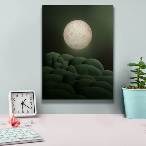 Image of 'Moon Mountain' by Epic Portfolio, Canvas Wall Art,12 x 16