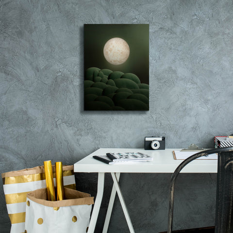 Image of 'Moon Mountain' by Epic Portfolio, Canvas Wall Art,12 x 16