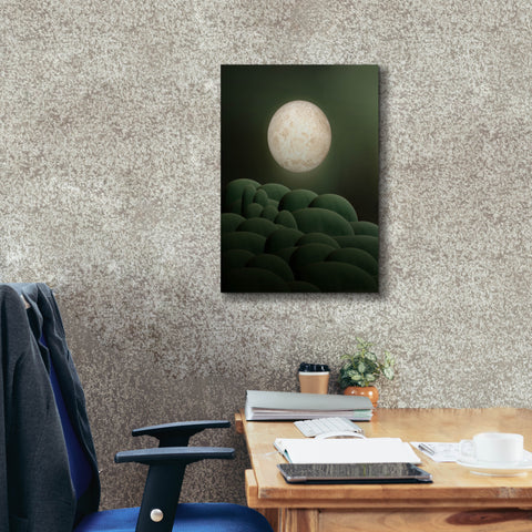 Image of 'Moon Mountain' by Epic Portfolio, Canvas Wall Art,18 x 26
