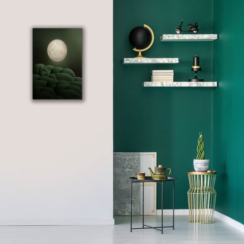 Image of 'Moon Mountain' by Epic Portfolio, Canvas Wall Art,18 x 26