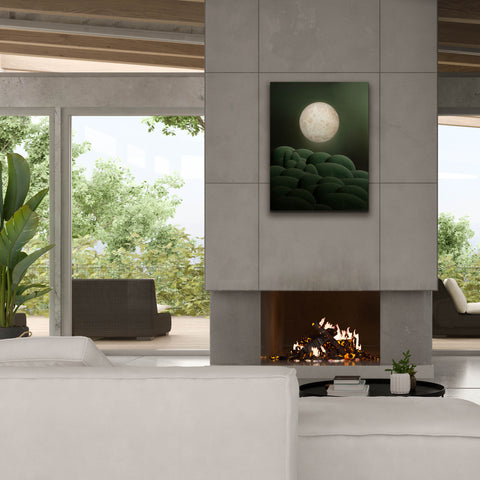 Image of 'Moon Mountain' by Epic Portfolio, Canvas Wall Art,26 x 34