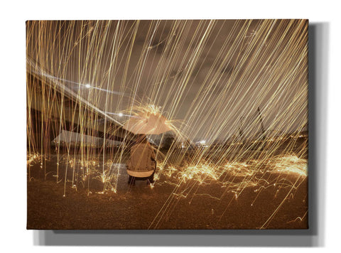 Image of 'Metallic Rain' by Epic Portfolio, Canvas Wall Art