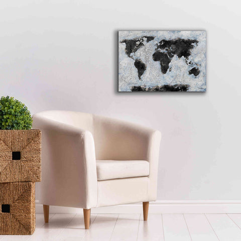 Image of 'Old World Map 2' by Britt Hallowell, Canvas Wall Art,26 x 18