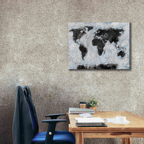Image of 'Old World Map 2' by Britt Hallowell, Canvas Wall Art,34 x 26
