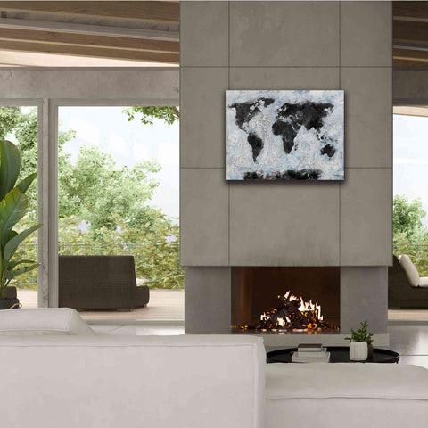 Image of 'Old World Map 2' by Britt Hallowell, Canvas Wall Art,34 x 26
