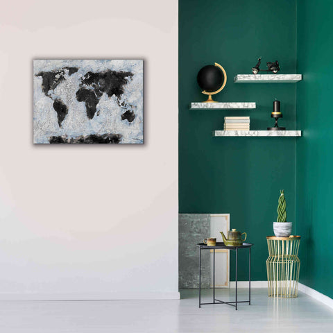 Image of 'Old World Map 2' by Britt Hallowell, Canvas Wall Art,34 x 26
