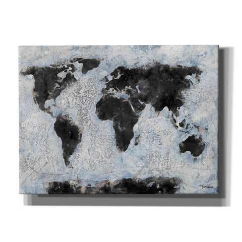 Image of 'Old World Map 2' by Britt Hallowell, Canvas Wall Art,Size B Landscape