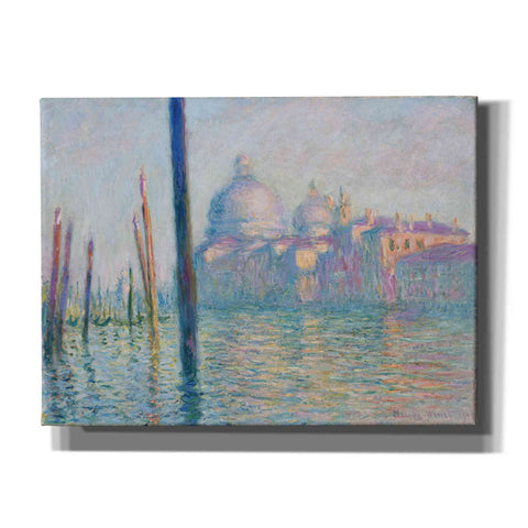 Image of 'Le Grand Canal' by Claude Monet, Canvas Wall Art,Size B Landscape