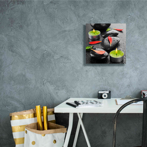 Image of 'Spa Rocks 4' Canvas Wall Art,12 x 12