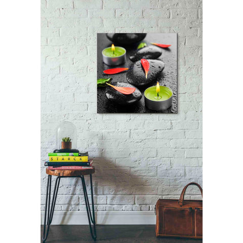 Image of 'Spa Rocks 4' Canvas Wall Art,26 x 26