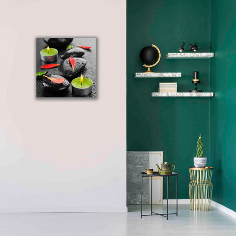 Image of 'Spa Rocks 4' Canvas Wall Art,26 x 26