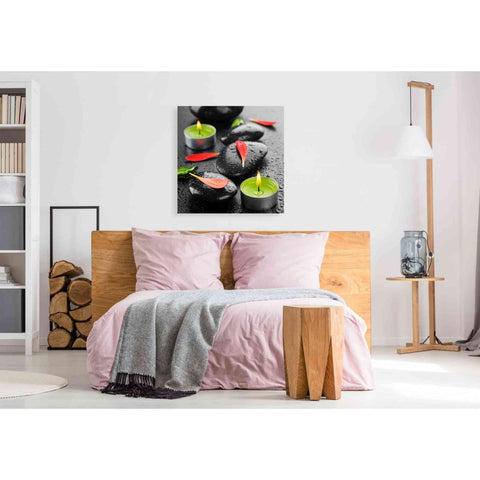 Image of 'Spa Rocks 4' Canvas Wall Art,37 x 37