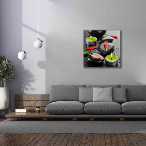 Image of 'Spa Rocks 4' Canvas Wall Art,37 x 37