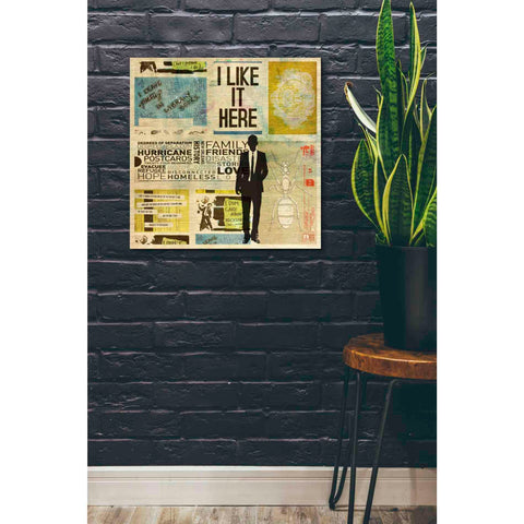 Image of 'I LIKE IT HERE' by DB Waterman, Giclee Canvas Wall Art