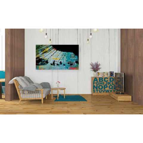 Image of 'MERRY GO ROUND' by DB Waterman, Giclee Canvas Wall Art