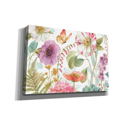 Image of 'Rainbow Seeds Flowers I' by Lisa Audit, Canvas Wall Art