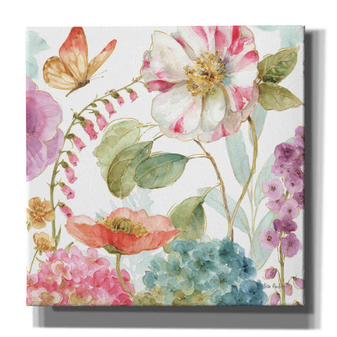 Image of 'Rainbow Seeds Flowers II' by Lisa Audit, Canvas Wall Art