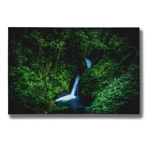 Image of "Jungle Waterfall" by Nicklas Gustafsson Giclee Canvas Wall Art