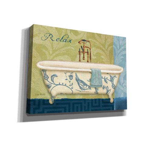 Image of 'Blue Botanical Bath II' by Lisa Audit, Canvas Wall Art